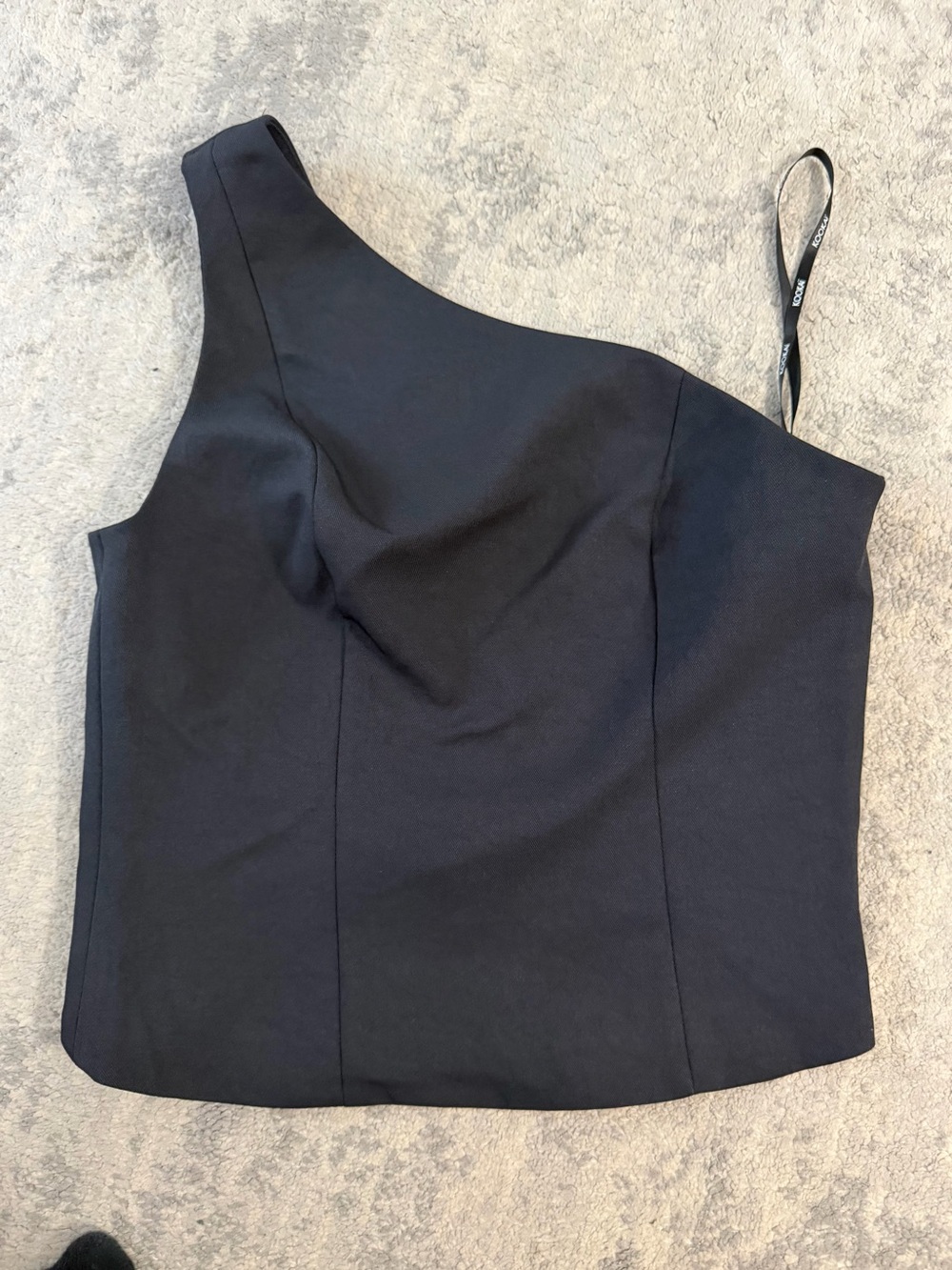 NWT Kookai Black One-Shoulder Cutout Top